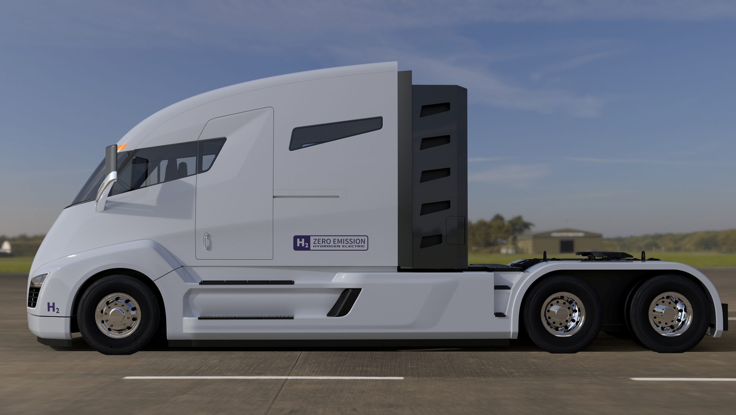 Nikola Hydrogen Truck. Copyright of Nikola Motors.